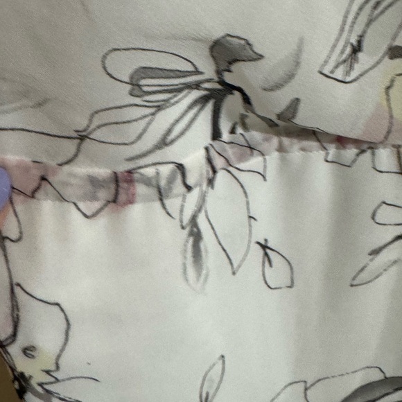 WHMB Airy Sleeveless Floral Midi Dress, Size Small - Picture 4 of 9